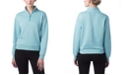 Macy's Women's Eco Cozy Fleece Mock Neck Sweatshirt